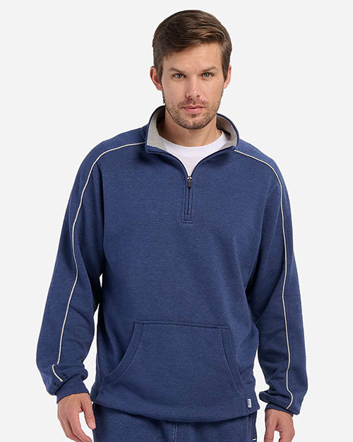 Boxercraft BM5204 Men's French Terry Quarter-Zip Pullover at GotApparel