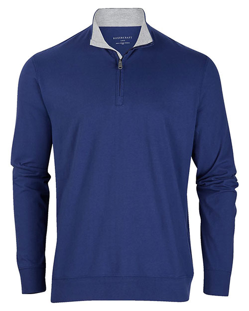 BOXERCRAFT BM5205 Men Alumni Quarter Zip Pullover at GotApparel