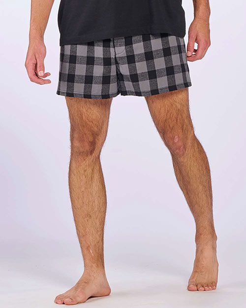 BOXERCRAFT BM6701 Men Double Brushed Flannel Boxers at GotApparel