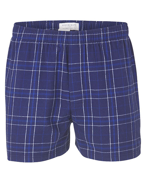 BOXERCRAFT BM6701 Men Double Brushed Flannel Boxers at GotApparel
