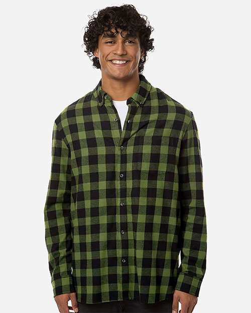 Boxercraft BU7401 Men's Flannel Button Down Shirt at GotApparel