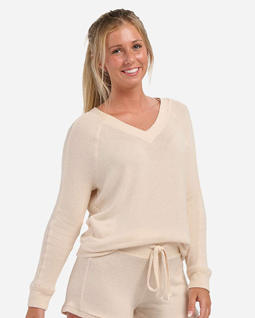 Boxercraft BW1201 Women's Cuddle V-Neck Pullover at GotApparel