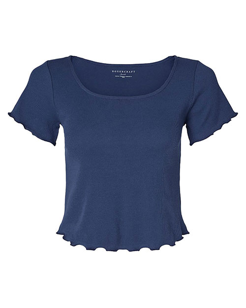BOXERCRAFT BW2403 Women 's Baby Rib T-Shirt at GotApparel