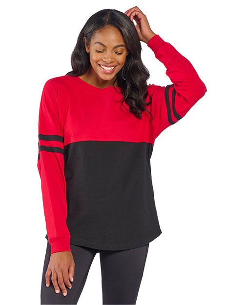 Boxercraft BW3514  Ladies' Oversized Pom Pom Jersey Fleece at GotApparel