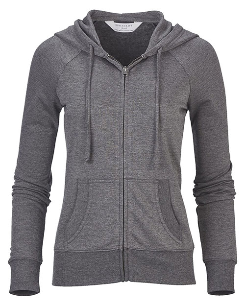 BOXERCRAFT BW5201 Women 's Dream Fleece Full-Zip Hooded Sweatshirt at GotApparel