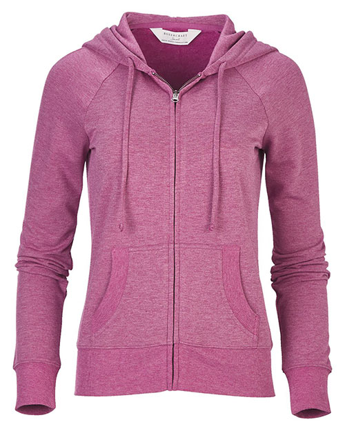 BOXERCRAFT BW5201 Women 's Dream Fleece Full-Zip Hooded Sweatshirt at GotApparel