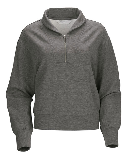 Boxercraft BW5205 Women's Dream Crop Fleece Quarter-Zip at GotApparel