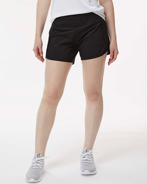 Boxercraft BW6103 Women's Stretch Woven Lined Shorts at GotApparel
