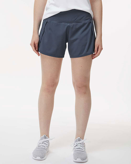 Boxercraft BW6103 Women's Stretch Woven Lined Shorts at GotApparel