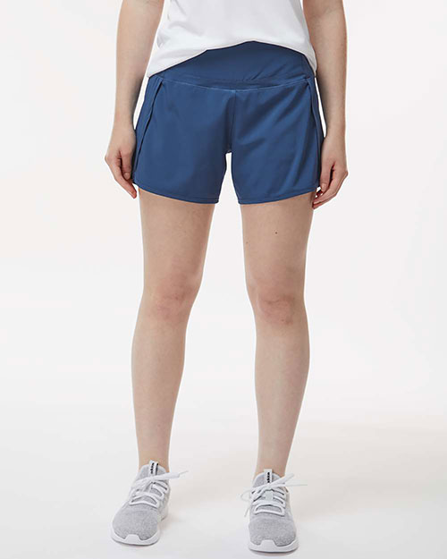 Boxercraft BW6103 Women's Stretch Woven Lined Shorts at GotApparel
