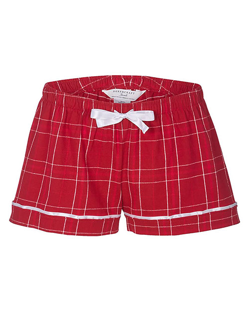 BOXERCRAFT BW6501 Women 's Flannel Shorts at GotApparel