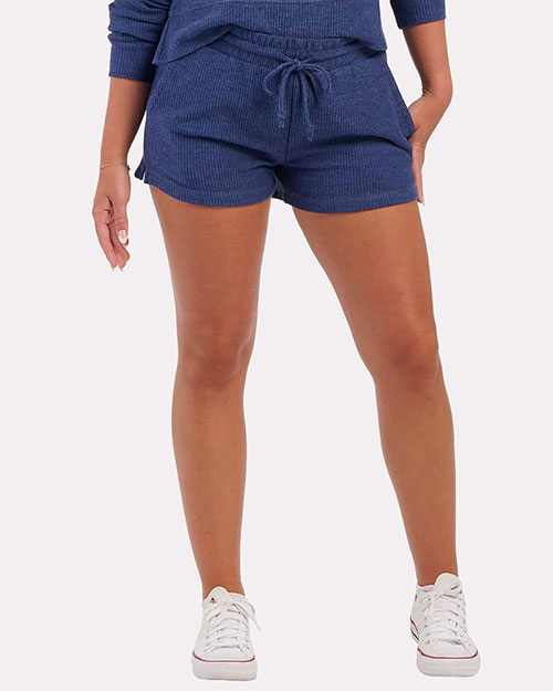 Boxercraft BW6506 Women's Ribbed Knit Shorts at GotApparel