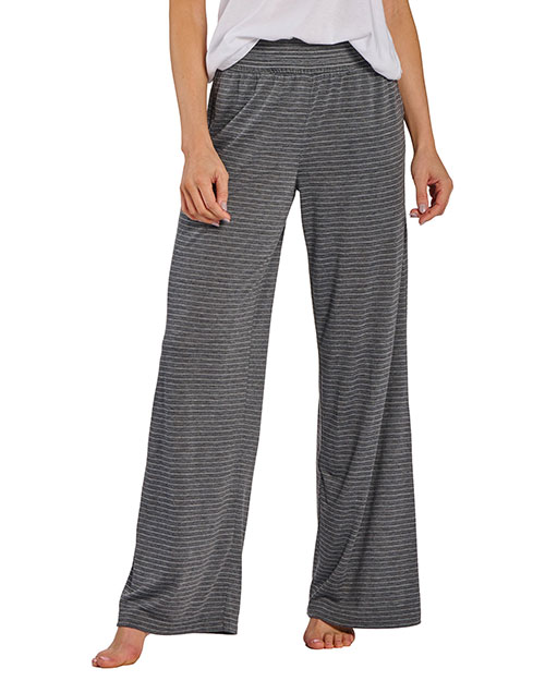 Boxercraft BW6615  Ladies' Evelyn Stripe Wide Leg Pant at GotApparel