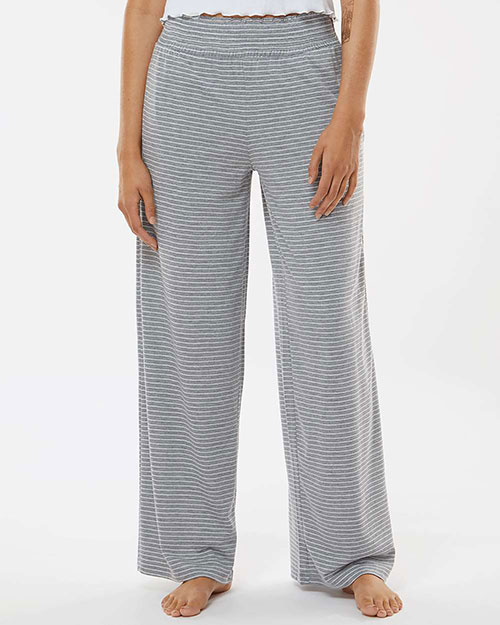 Boxercraft BW6615 Ladies' Evelyn Stripe Wide Leg Pant at GotApparel
