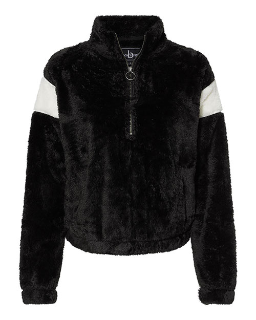Boxercraft FZ04 Women's Remy Fuzzy Fleece Quarter-Zip Pullover at GotApparel