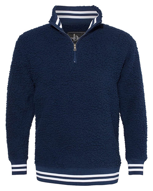 BOXERCRAFT Q20 Men Varsity Sherpa Quarter-Zip Pullover at GotApparel