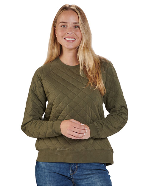 Boxercraft R08  Ladies' Quilted Jersey Sweatshirt at GotApparel