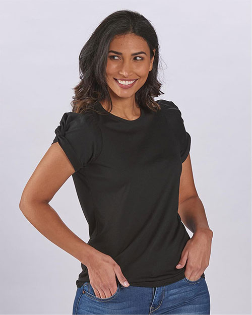 BOXERCRAFT T28 Women 's Puff Sleeve T-Shirt at GotApparel