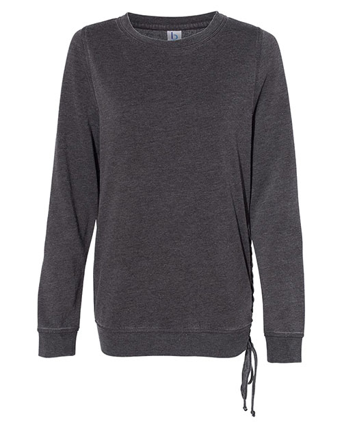 BOXERCRAFT V03 Women’s Enzyme-Washed Rally Lace-Up Sweatshirt at GotApparel