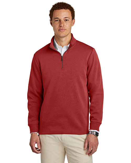 Brooks Brothers Double-Knit 1/4-Zip BB18206 at GotApparel