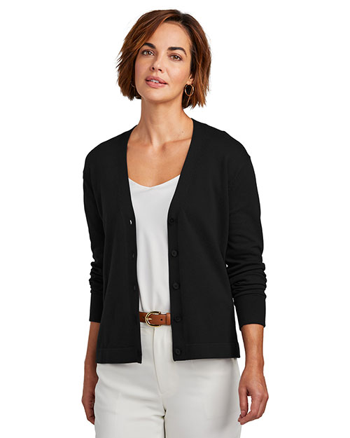 Brooks Brothers Women's Cotton Stretch Cardigan Sweater BB18405 at GotApparel