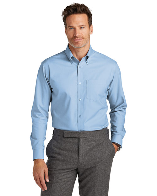 Brooks Brothers TBB18002 ® Tall Wrinkle-Free Stretch Nailhead Shirt at GotApparel