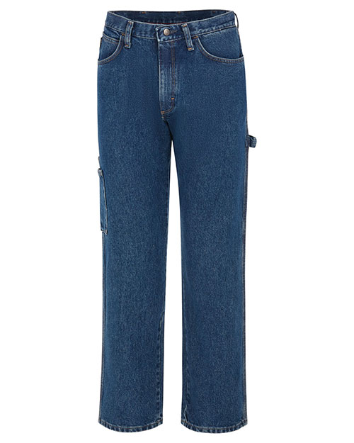 Bulwark PEJ8 Men Flame Resistant Pre-Washed Denim Dungaree at GotApparel