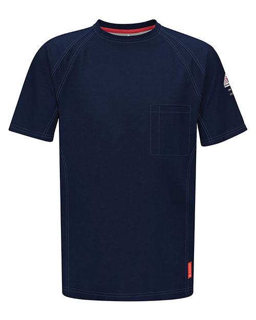 Bulwark QT30L Men iQ Series® Short Sleeve Tee Long Sizes at GotApparel