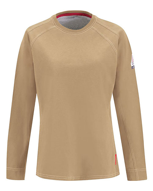 Bulwark QT31 Women iQ Series® Comfort Knit 's Long Sleeve Tee at GotApparel