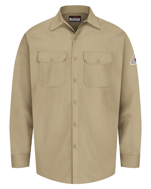 Bulwark SEW2L Men Flame Resistant Excel Work Shirt Long Sizes at GotApparel