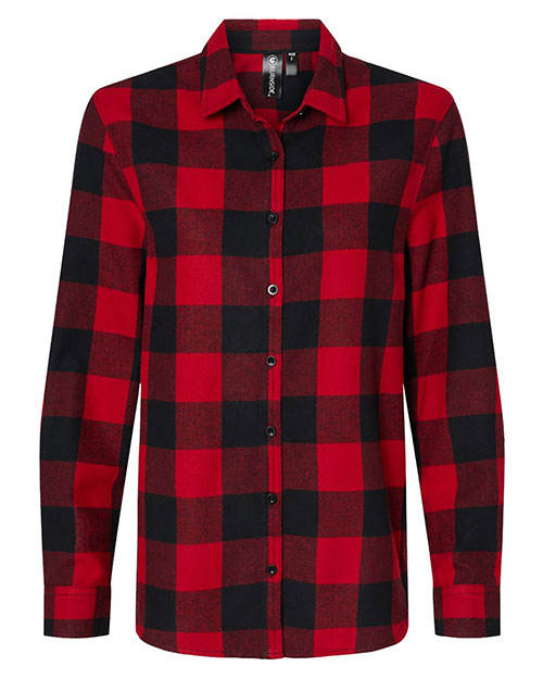 Burnside 5215 Women 's Boyfriend Flannel at GotApparel