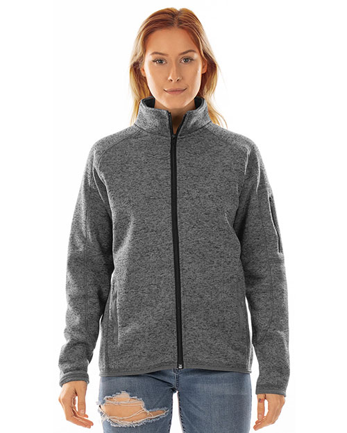 Burnside B5901 Ladies' Sweater Knit Jacket at GotApparel