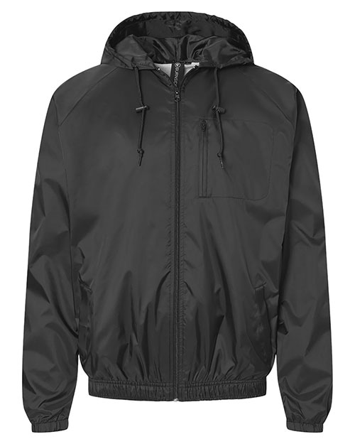 Burnside 9728 Men Hooded Nylon tor Jacket at GotApparel