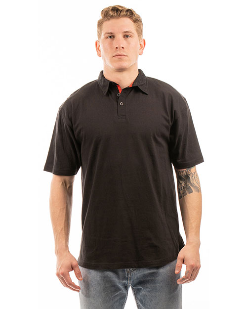 Burnside B0800 Men's Fader Jersey Polo at GotApparel