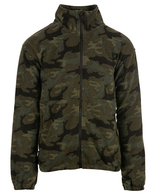 Burnside B3062 Men's Full-Zip Polar Fleece Jacket at GotApparel