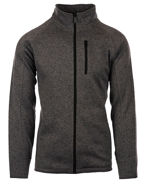 Burnside B3901  Men's Sweater Knit Jacket at GotApparel