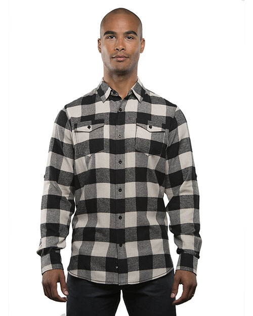 Burnside B8210 Men Plaid Flannel at GotApparel