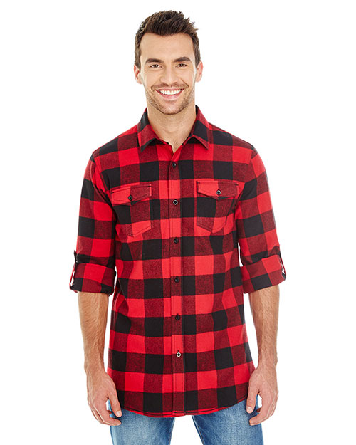 Burnside B8210 Men Plaid Flannel at GotApparel