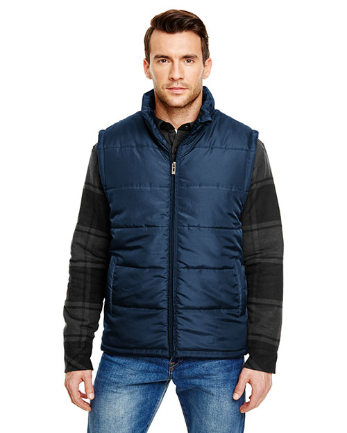 Burnside B8700 Men Puffer Vest at GotApparel