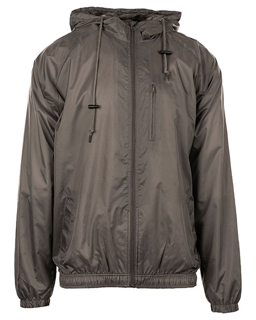 Burnside B9728 Men's Nylon Hooded Coaches Jacket at GotApparel