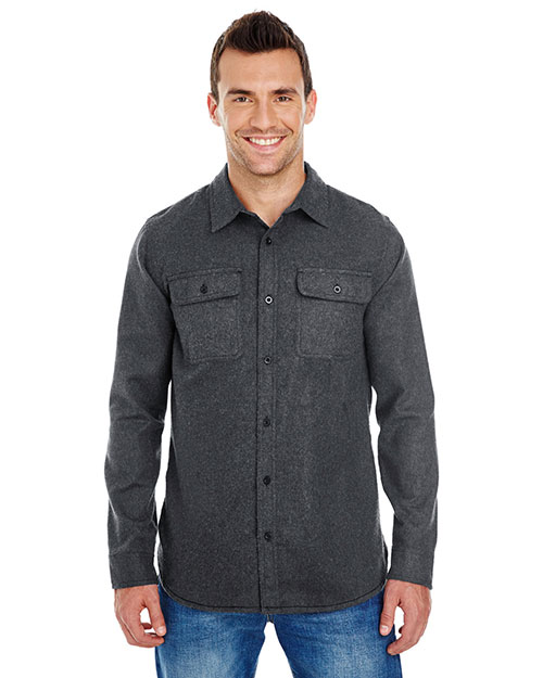 Burnside BU8200 Men Solid Flannel at GotApparel