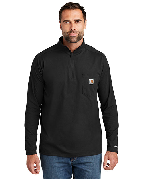 Carhartt Force 1/4-Zip Long Sleeve T-Shirt CT104255 at GotApparel
