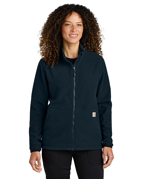 Carhartt CT106419 Women's Textured Full-Zip Fleece Jacket at GotApparel