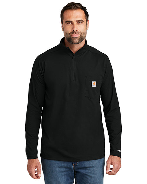 Carhartt Force  1/4-Zip Long Sleeve T-Shirt CT106660 at GotApparel