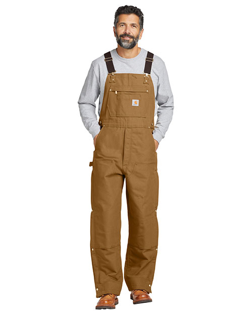 Carhartt CT106672 Firm Duck Insulated Bib Overalls at GotApparel