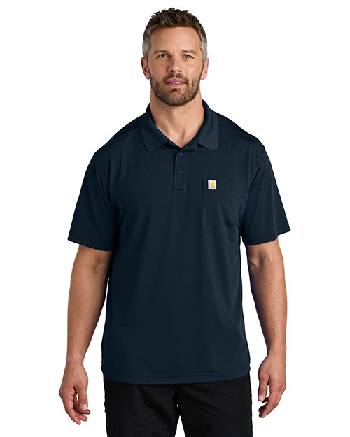 Carhartt CT106880 Men's Force Snag-Resistant Pocket Polo at GotApparel