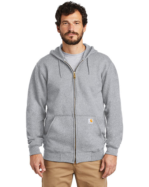 Carhartt CTK122 Men 10.5 oz Midweight Hooded Zip-Front Sweatshirt at GotApparel