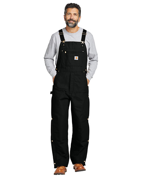 Carhartt CTT106672 Tall Firm Duck Insulated Bib Overalls at GotApparel