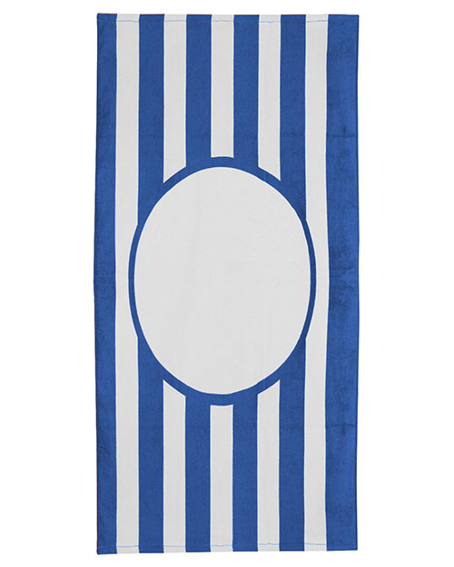Carmel Towel Company C3060PF Print Friendly College Stripe Towel at GotApparel