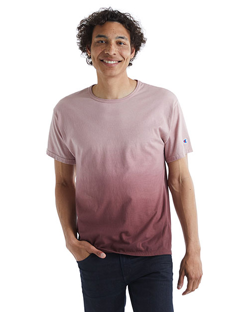 Champion CD100D Unisex Classic Jersey Dip Dye T-Shirt at GotApparel